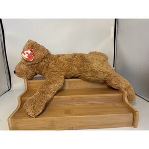 Ty Classic Scooter Brown Tan 16" Lab 1999 Retriever Puppy Dog Plush Animal